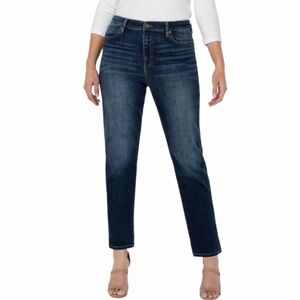 Anne Klein - High Rise Slim Ankle Jeans